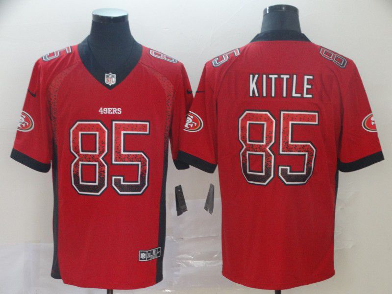 Men San Francisco 49ers #85 Kittle Red Nike Drift Fashion Limited NFL Jersey